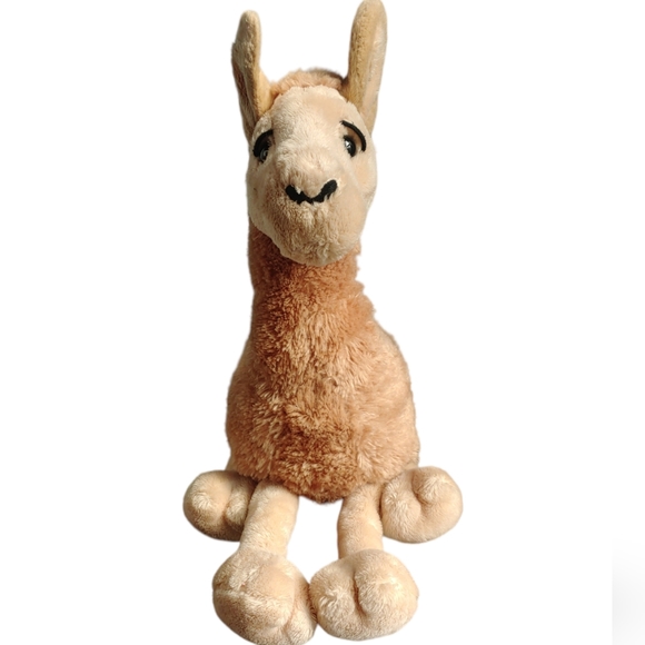 GUND Loretta Llama Stuffed Plush Animal 15" Light Brown Soft - Picture 2 of 15